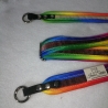 Taschen- Schultergurt bunt lila Unikat hochwertig 3cm verstellbar