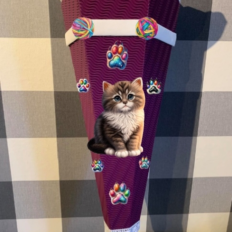 Schultüte Katze Tabby verschiedene Farben