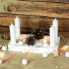 Adventskranz aus Gießpulver | Tablett für Kerzen & Deko