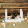 Adventskranz aus Gießpulver | Tablett für Kerzen & Deko