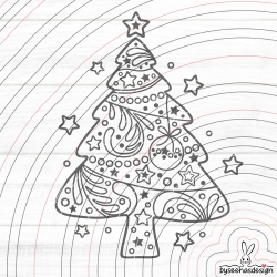 Tannenbaum Plotterdatei SVG DXF 
