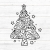 Tannenbaum Plotterdatei SVG DXF FCM
