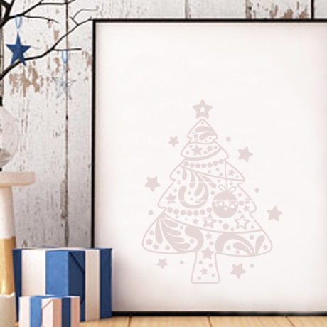 Tannenbaum einfach Plotterdatei SVG DXF FCM