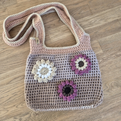 Häkeltasche - Blume