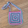 Granny Square Häkeltasche - rosa