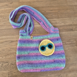 Häkeltasche - Smiley