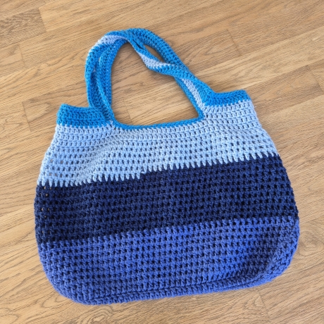 Häkeltasche - blau