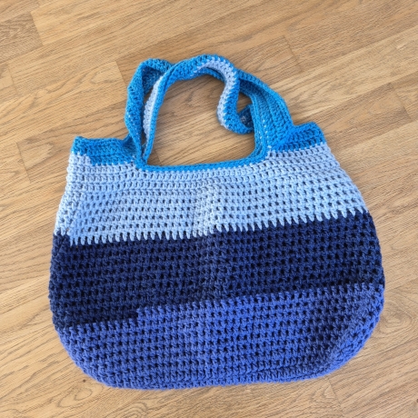 Häkeltasche - blau