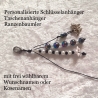 Taschenanhänger Wunschname Taschenbaumler Ranzenbaumler Peacock