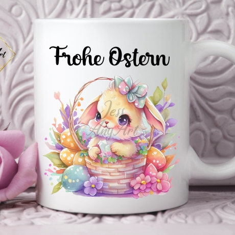Oster Tasse, Frohe Ostern