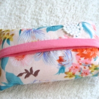 Tatüta♥rosa mit Blumen♥mit Blütenapplikation von Hobbyhaus