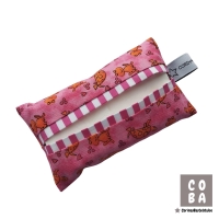 TATÜTA Taschentüchertasche Frosch pink orange