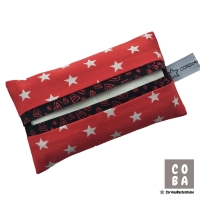 TATÜTA Taschentüchertasche Sterne rot