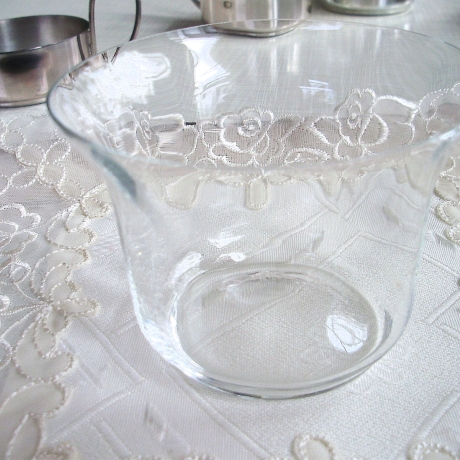 Vintage♥Teeservice♥Jena Glas♥versilbert♥70er Jahre♥