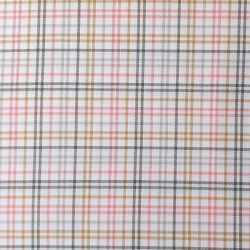 Digitaldruckstoff Texel Karo weiß/gelb/grün/rosa