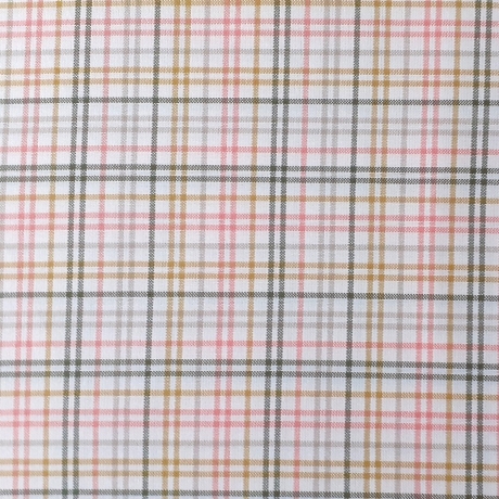 Digitaldruckstoff Texel Karo weiß/gelb/grün/rosa
