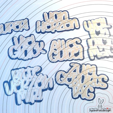 Texte Super Plotterdatei SVG DXF
