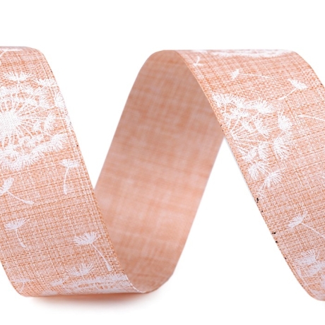 Textilband 5m Löwenzahn rosa 25mm