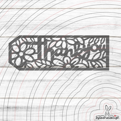 Thank you Plotterdatei SVG DXF 