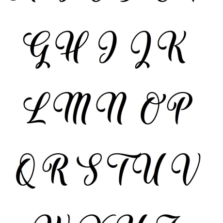 Moosbuchstaben | Lettering Buchstaben, 30 - 35 cm Höhe