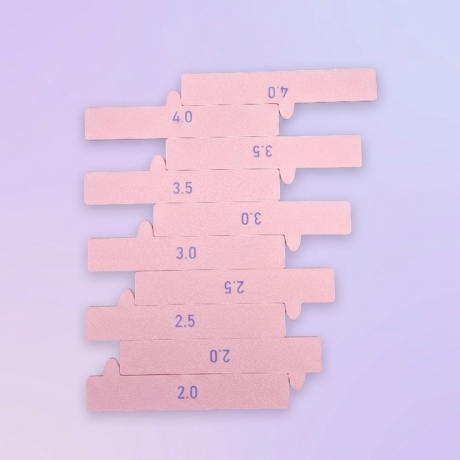 Tiefenguide, Rollerguide für Polymer Clay, 2,0-6,0mm, Länge 11cm