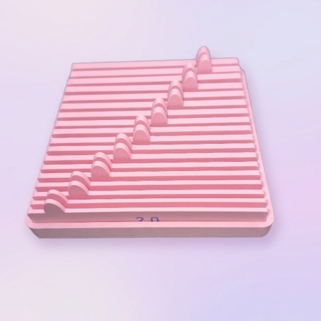 Tiefenguide, Rollerguide für Polymer Clay, 2,0-6,0mm, Länge 11cm