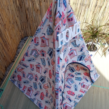 Dekostoff Beachhouse Canvas beige