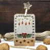 Stickdatei ITH Tischadventskalender Kerze 10x10cm Adventskalender