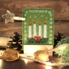 Stickdatei ITH Tischadventskalender Kerze 10x10cm Adventskalender