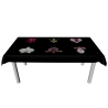 Edle Designer-Tischdecke mit Orchideen (ca. 220 cm x 120 cm)