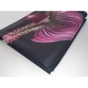 Edle Designer-Tischdecke mit Orchideen (ca. 120 cm x 120 cm)