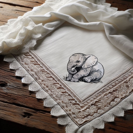 NEU Stickdatei Applikation Elefant Cleo