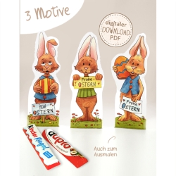 DuploBanderole Osterhase, Bastelbogen  zum Ausdrucken