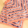 Topflappen in orange-beige-braun gehäkelt von Hobbyhaus