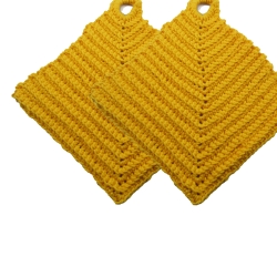 Vintage Topflappen Häkelanleitung PDF DE/EN separat 