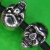 Totenkopf massive Motivperle großes Loch 3,5mm