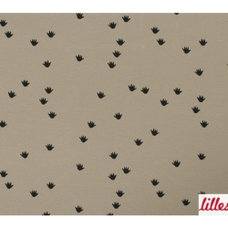 Tracks Biojersey Lillestoff Lillemo Fußspuren Krokodil