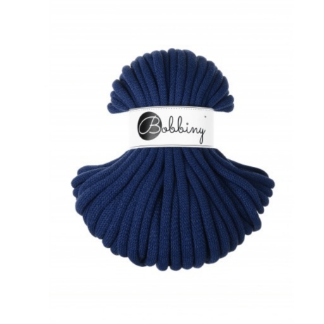 Statementkette blau Knoten Skandi boho Makramee nachhaltig