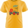 Kinder Kurzarm T-Shirt TRAKTOR personalisiert mit Name + Zahl