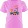 Kinder Kurzarm T-Shirt TRAKTOR personalisiert mit Name + Zahl