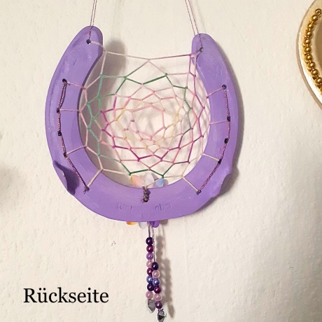 Echtes Hufeisen Traumfänger Glücksbringer Wandschmuck Dreamcatche