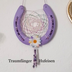 Echtes Hufeisen Traumfänger Glücksbringer Wandschmuck Dreamcatche