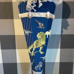 Schultüte Bastelset Dinosaurier T-Rex 1