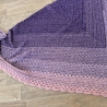 Häkeltuch mit Wellenborte - rosa (Dreieckstücher/Häkeltücher)