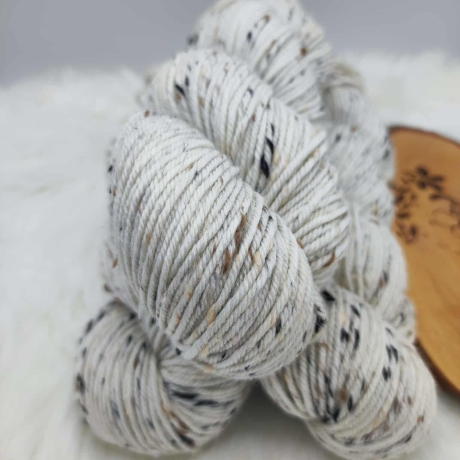 Tweed Garn, Schurwolle, Handgefärbte Wolle