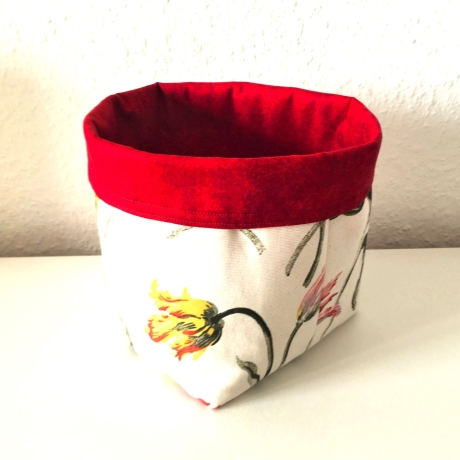 Utensilo Brotkorb Aufbewahrung Stoffkorb Tulpen