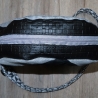 Handtasche Drache Rund Upcycling Jeans/Kunstleder