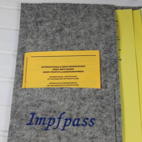 U-Hefthülle Babybody Wollfilz