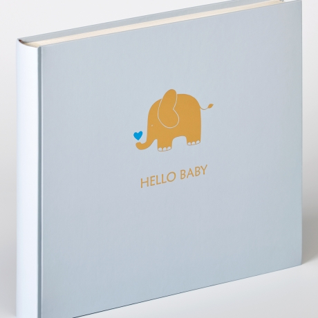 Babyalbum Geburt oder Taufe personalisiert mit Goldprägung