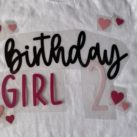 Birthday Girl rosa (Geburtstagsshirt)